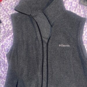 Columbia Women's Charcoal Fleece Vest